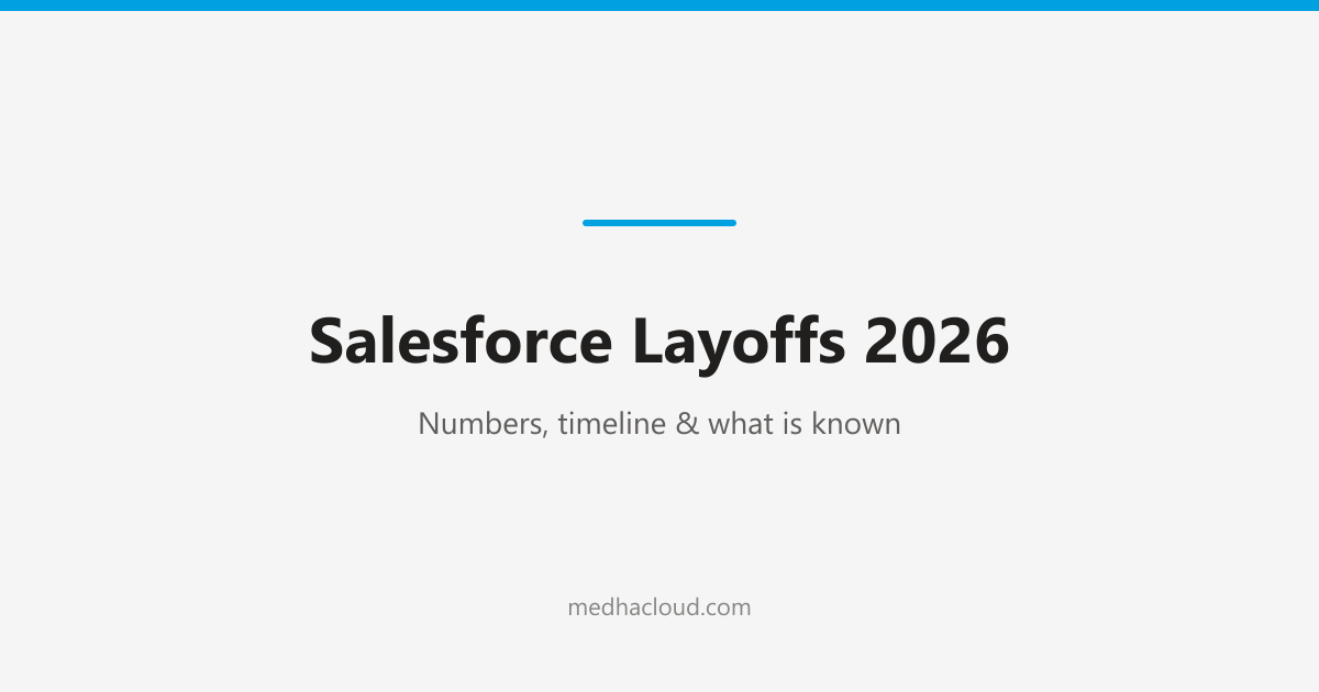 Salesforce Layoffs 2026: Numbers, Timeline & What Is Known